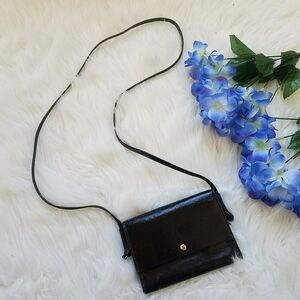 HOBO BERMUSE LEATHER CROSSBODY BAG